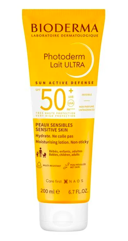 Sữa chống nắng toàn thân Bioderma Photoderm Lait Ultra SPF50+ 200ml