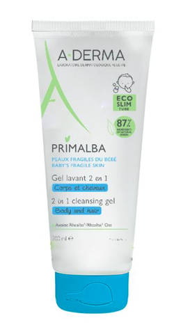 Gel Làm Sạch Tóc Và Toàn Thân Dịu Nhẹ Cho Bé A-derma Primalba Cleansing Gel 200ml