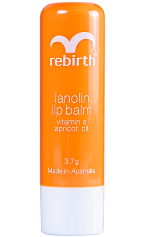 Son dưỡng môi nhau thai cừu giúp dưỡng ẩm, ngăn ngừa thâm môi Rebirth Lanolin Lip Balm