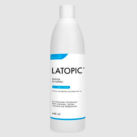 Nhũ tương tắm dành cho da dị ứng, kích ứng LATOPIC Bath Emulsion 200ml