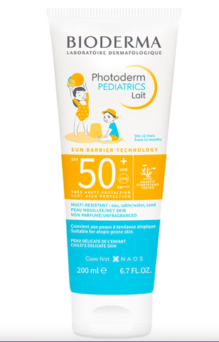 Kem chống nắng cho trẻ em Bioderma Photoderm PEDIATRICS Lait SPF50 200ml