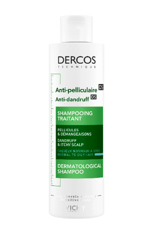 Dầu gội giảm gàu cho da đầu thường đến nhờn Vichy Dercos Anti Dandruff DS 200ml