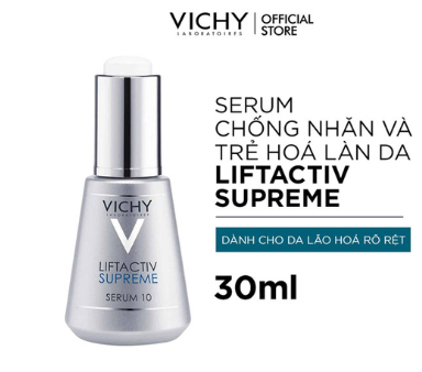 Tinh chất chống dấu hiệu lão hoá, săn chắc da Vichy Liftactiv Supreme Serum 10 30ml