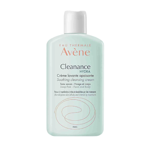 (AIR)Sữa rửa mặt cho da khô kích ứng do điều trị mụn Avene Cleanance HYDRA Soothing Cleansing Cream