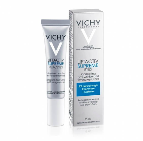 Kem giảm nhăn, nâng cơ vùng mắt Vichy LiftActiv Supreme Eyes 15ml