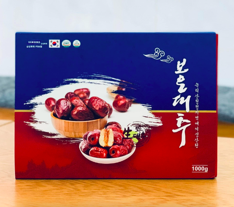 Táo đỏ sấy khô SamSung Hàn Quốc mẫu mới (Hộp 1 kg)