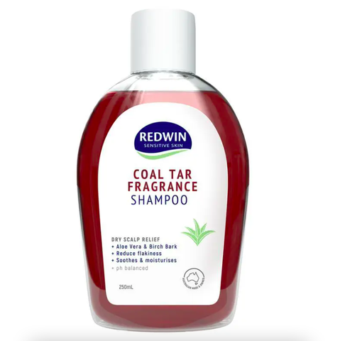 Dầu gội giảm nhờn gàu, viêm da tiết bã Redwin Coal Tar Shampoo 250ml