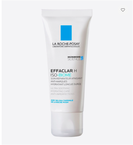 Kem dưỡng ẩm cho da mụn yếu, nhạy cảm Effaclar H Iso-Biome Ultra Soothing Hydrating Care 40ml