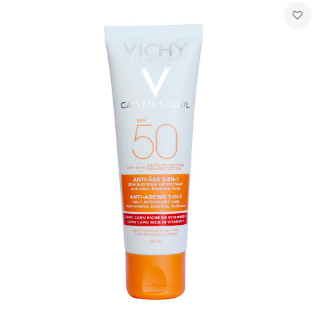 Kem chống nắng ngăn lão hóa Vichy Ideal Soleil Anti-Ageing SPF50 50ml