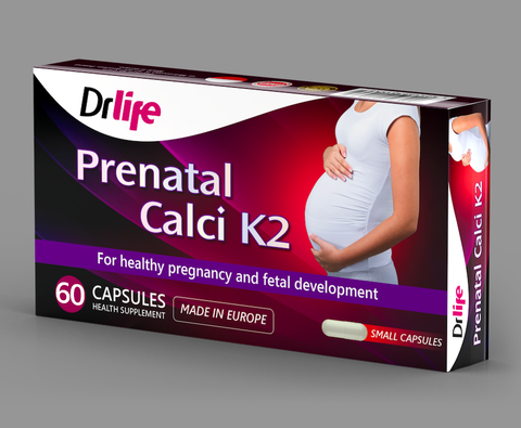 Viên uống bổ sung Canxi K2 cho mẹ bầu Drlife Prenatal Calci K2 