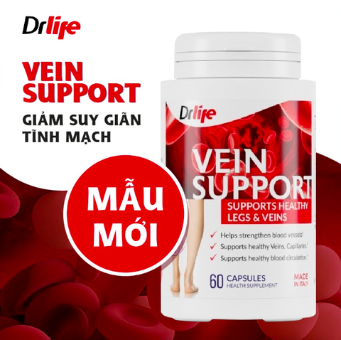 Viên uống hỗ trợ Suy giãn tĩnh mạch Vein Support Drlife 60 viên