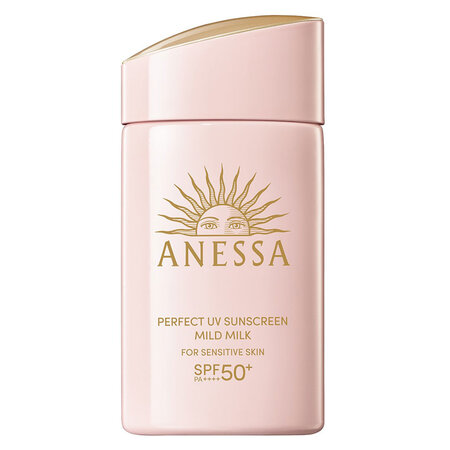 Sữa chống nắng Anessa cho da nhạy cảm và trẻ em Perfect UV Sunscreen Mild Milk 60ml
