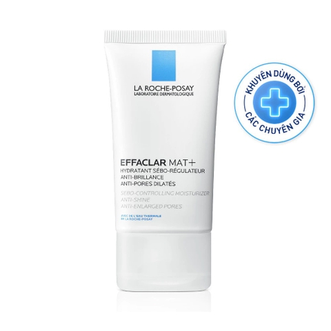 Kem dưỡng cho da dầu giúp kiềm dầu và cải thiện lỗ chân lông La Roche Posay Effaclar Mat+ 40ml