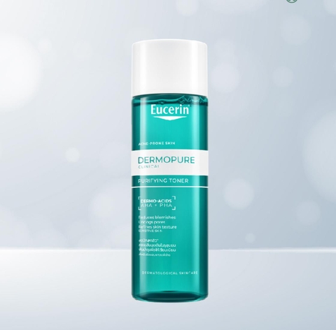 Toner Dành Cho Da Nhờn Mụn Eucerin Dermopure Clinical Purifying Toner 200ml