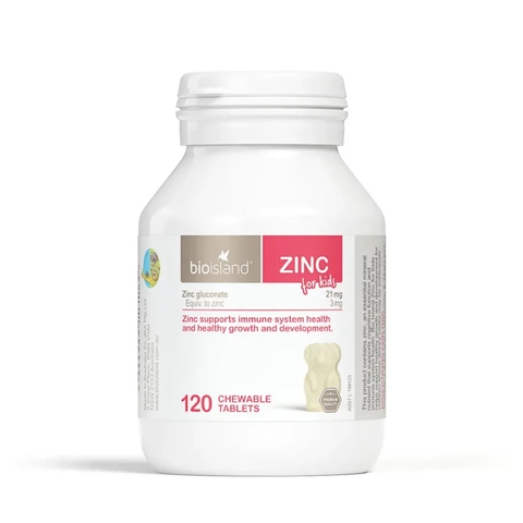 Bổ sung kẽm cho trẻ Zinc for Kid Bio Island hộp 120 viên