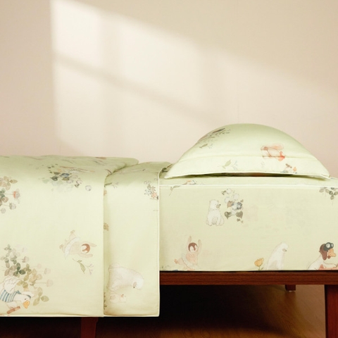 Bộ chăn ga gối đệm Everon tông mầu trầm ấm cho mùa đông