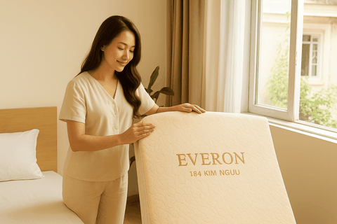 Vệ sinh đệm thường xuyên chống ẩm mốc mùa nồm