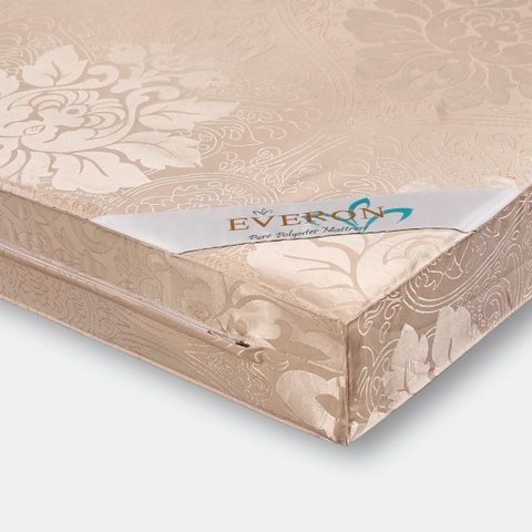 Góc đệm bông ép Everon vỏ gấm vàng truyền thống