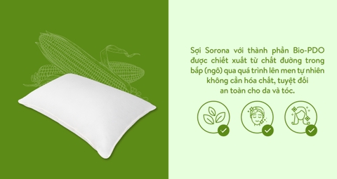 Mô tả Ruột gối Sorona Quallofil