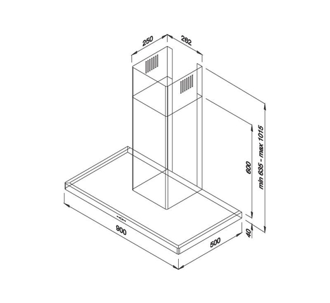 Máy hút khói khử mùi Theta K1520