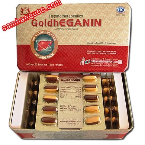 Thực phẩm chức năng: Viên Bổ Gan Goldheganin Đỏ Hàn Quốc (vbg1)