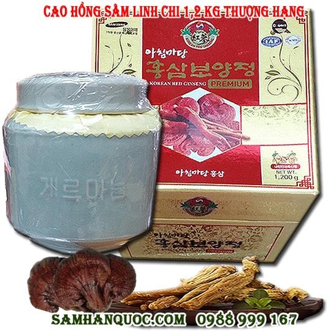 TPCN: Cao Hồng Sâm Linh Chi 1,2KG