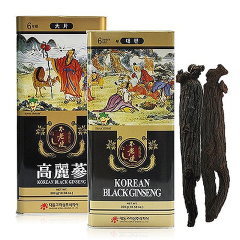 Hắc Sâm Củ Khô Daedong 6 năm tuổi 300gr (16-20 củ)