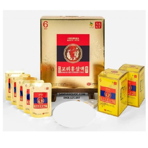 Nước Hồng Sâm 60 gói x 80ml KGS GOLD KOREA