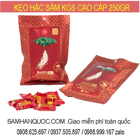 Kẹo Hắc Sâm KGS 250G Thượng Hạng