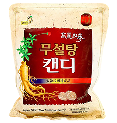 Kẹo Hồng Sâm không đường Korea 500g