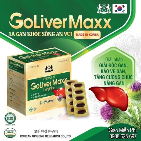 60 Viên Bổ Gan GoldliverMax Hàn Quốc