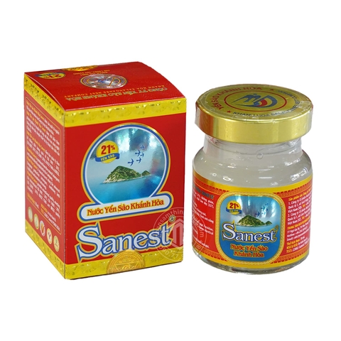 Nước yến sào Khánh Hòa có đường lọ 70ml - 21%