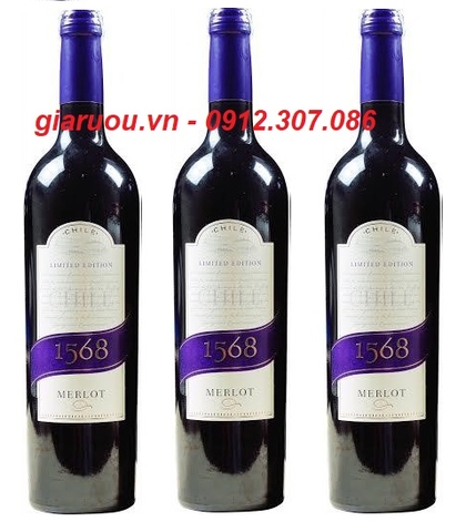 TỔNG ĐẠI LÝ PHÂN PHỐI VANG CHILE 1568 MERLOT TẠI MIỀN BẮC - GIARUOU.VN