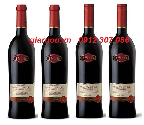 VANG CHILE CASADONOSO 1810 CABERNET CARMENERE LÀM QUÀ TẾT GIÁ CỰC TỐT