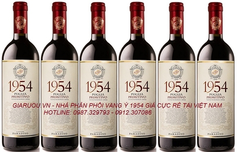 VANG Ý 1954 PUGLIA PRIMITIVO NGON NHẤT TRONG PHÂN KHÚC 1TR ĐỒNG