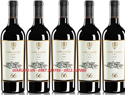 PHÂN PHỐI VANG MỸ NAPA VALLEY 66 MERLOT GIÁ RẺ NHẤT