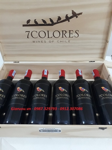 VANG CHILE 7COLORES ICON WINE CABERNET SAUVIGNON GIÁ 1.480.000Đ