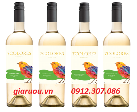 VANG CHILE 7COLORES SAUVIGNON BLANC BÁN RẺ NHẤT TẠI GIARUOU.VN