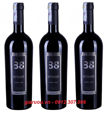 VANG Ý 88 NEGROAMARO DEL SALENTO 16%VOL MUA Ở ĐÂU GIÁ TỐT NHẤT