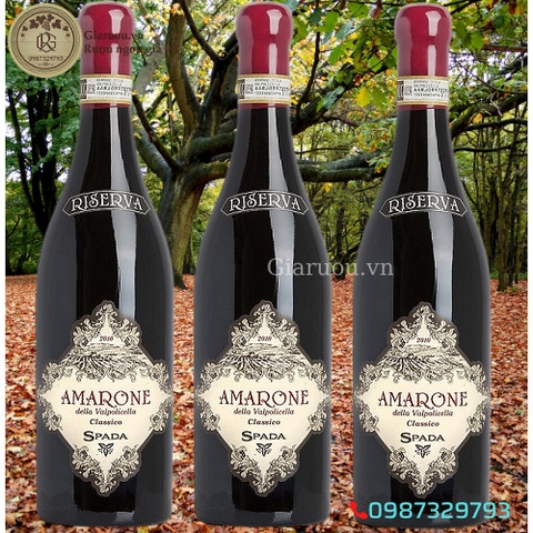 BÁN VANG Ý AMARONE SPADA GIÁ RẺ NHẤT HÀ NỘI