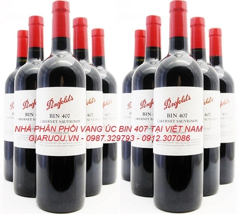 NHÀ PHÂN PHỐI VANG ÚC PENFOLDS BIN 407 GIÁ RẺ NHẤT