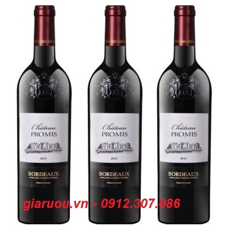ĐỊA CHỈ BÁN VANG PHÁP CHATEAU PROMIS BORDEAUX UY TÍN GIÁ CỰC RẺ