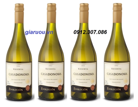 PHÂN PHỐI VANG CHILE CASADONOSO EVOLUCION RESERVA CHARDONNAY