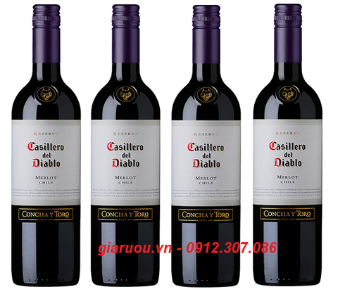 CHUYÊN CUNG CẤP VANG CHILE CASILLERO DEL DIABLO MERLOT GIÁ RẺ NHẤT
