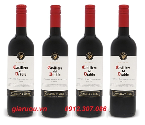 ĐẠI LÝ VANG CHILE CASILLERO DEL DIABLO RESERVA CABERNET SAUVIGNON