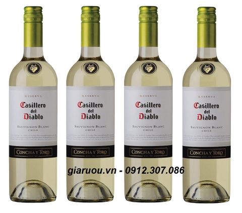 VANG CHILE CASILLERO DEL DIABLO SAUVIGNON BLANC ĐƯỢC ƯA CHUỘNG NHẤT
