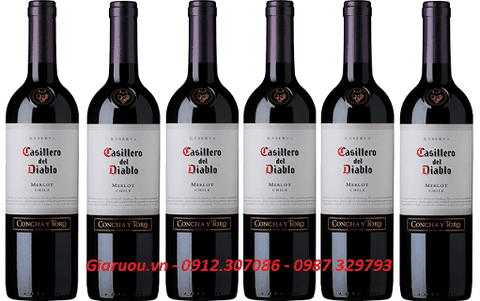 PHÂN PHỐI VANG CHILE CASILLERO DEL DIABLO MERLOT GIÁ TỐT NHẤT