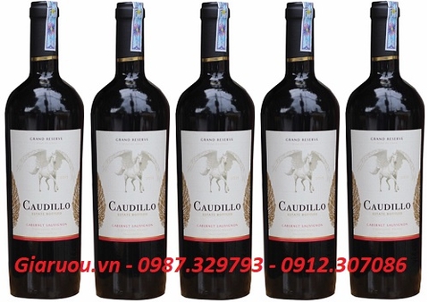 VANG CHILE CAUDILLO GRAN RESERVA CABERNET SAUVIGNON Ở ĐÂU BÁN RẺ NHẤT