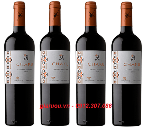 GIÁ BÁN BUÔN VANG CHILE CHAKU CABERNET SAUVIGNON RẺ NHẤT HÀ NỘI