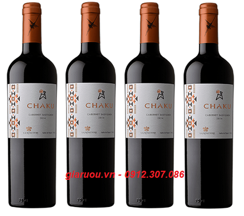 NƠI BÁN VANG CHILE CHAKU CABERNET SAUVIGNON CHÍNH HÃNG GIÁ CỰC RẺ